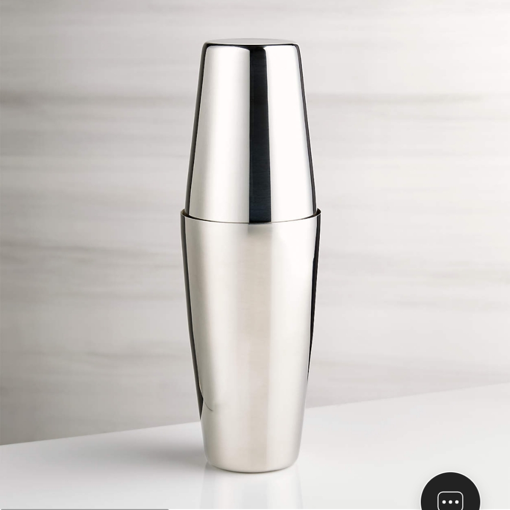 Crate & Barrel Cocktail Shaker
